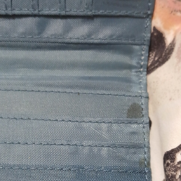 Elegant Blue Owl Print Women's Wallet - Picture 6 of 8